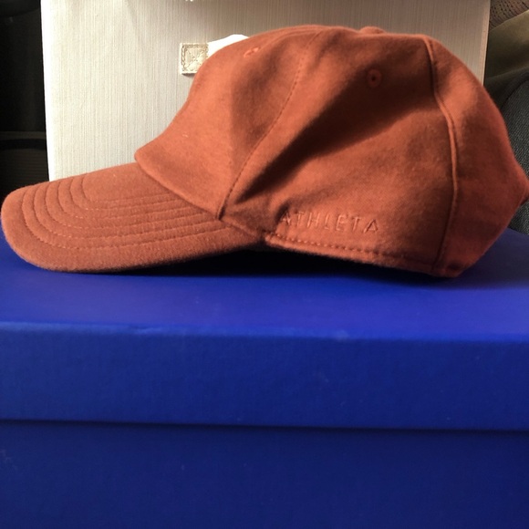ATHLETA Triumph Kinetic Baseball Cap - ANCIENT MAHOGANY ORANGE  BROWN - One Size - Picture 8 of 8
